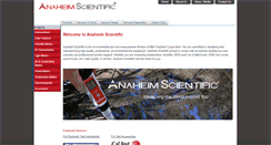 Desktop Screenshot of anaheimscientific.com